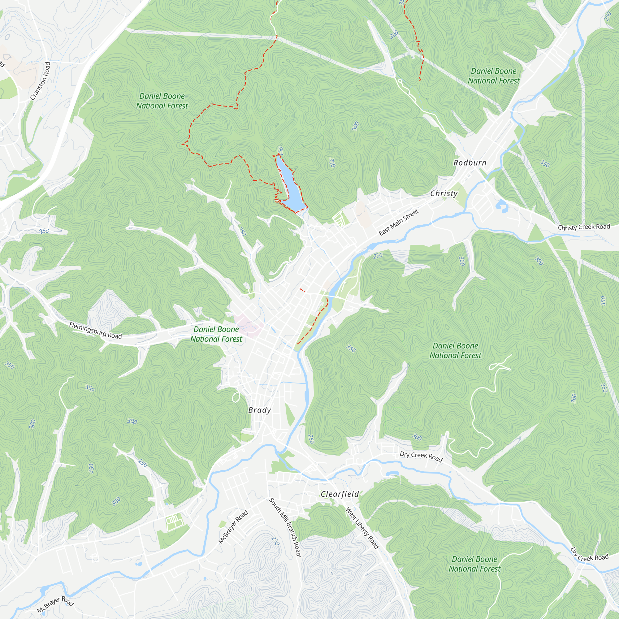 Morehead Visitor Center map