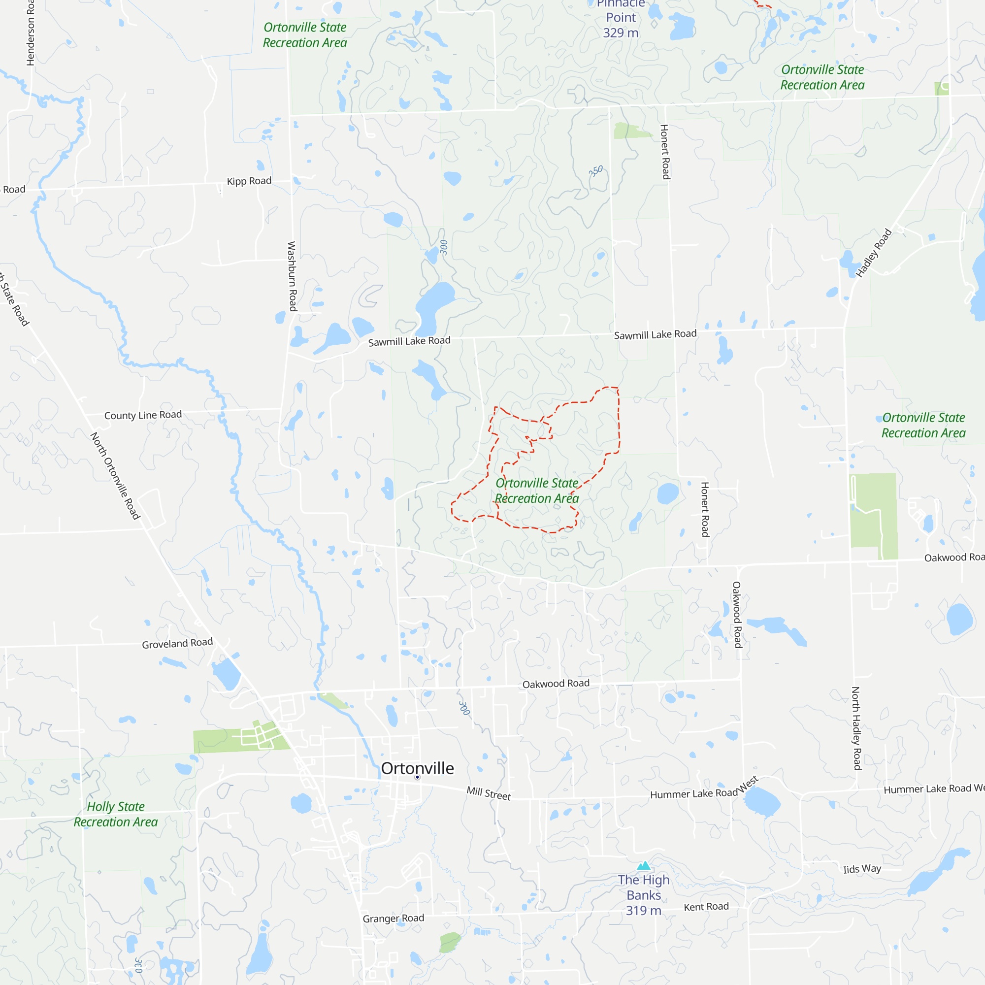 Pines Cabin map