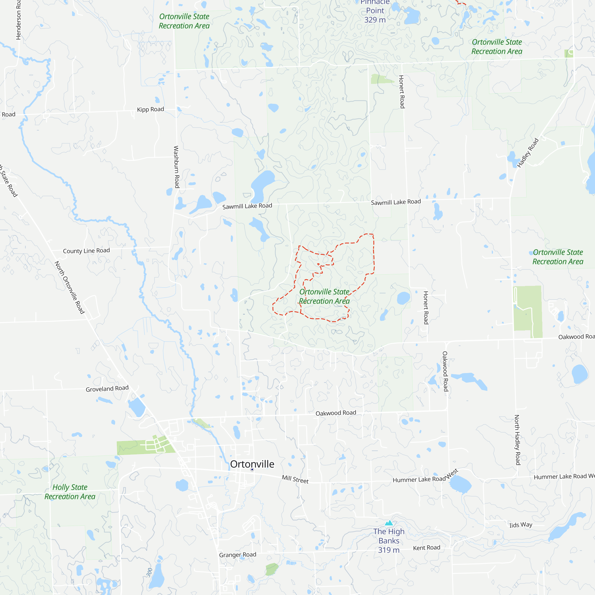 Pines Cabin map