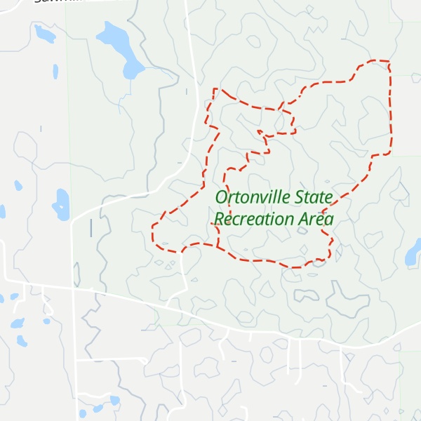 Map of Pines Cabin
