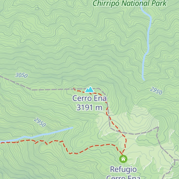 Map of Cerro Ena
