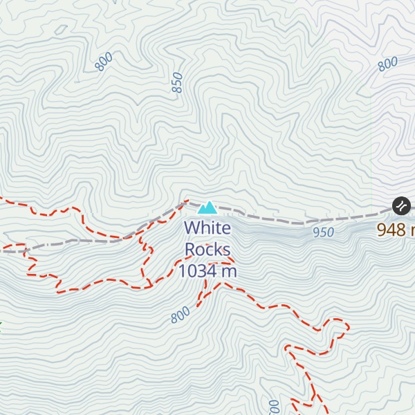 Map of White Rocks