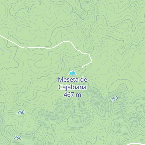 Map of Meseta de Cajálbana