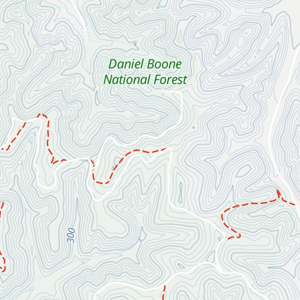 Map of Amburgy Rocks
