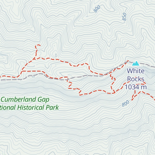 Map of White Rock Benchmark