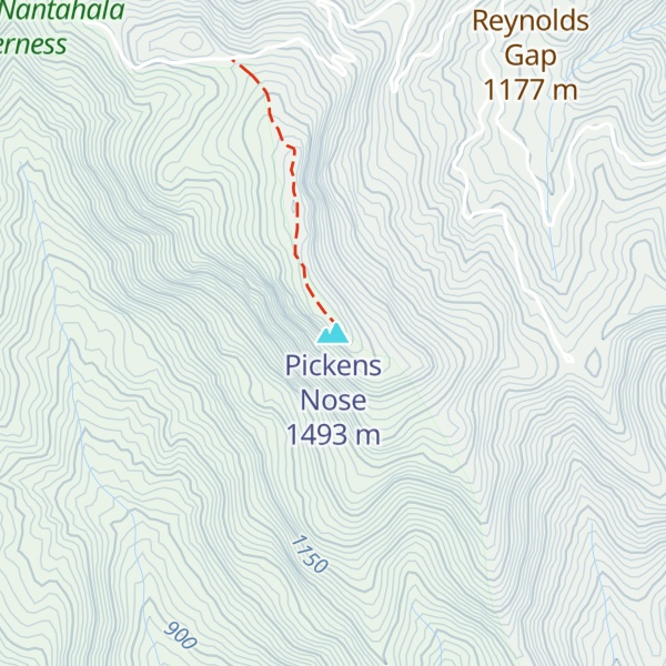 Map of Pickens Nose