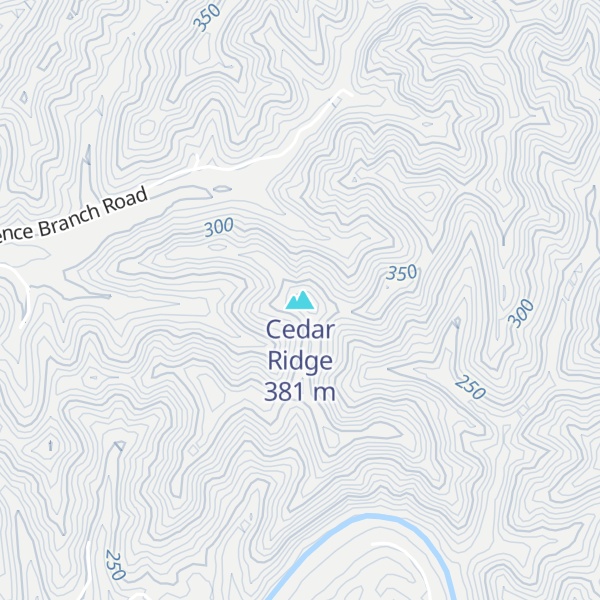 Map of Cedar Ridge