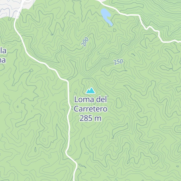 Map of Loma del Carretero