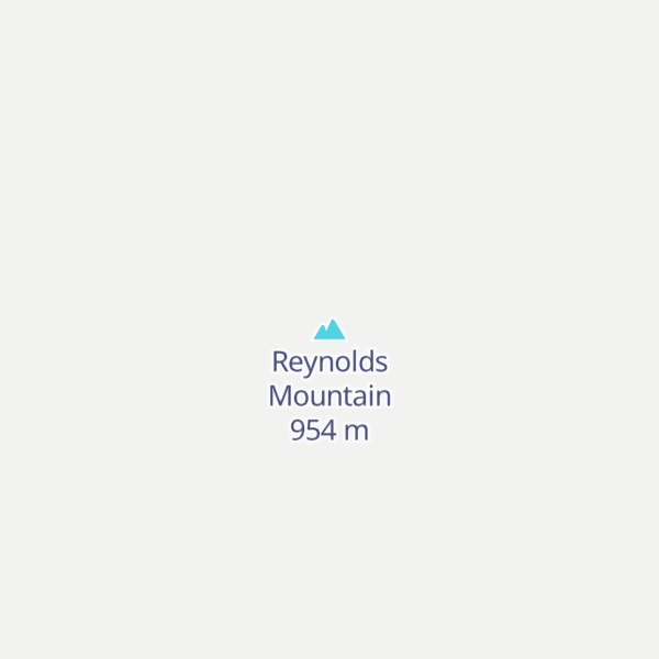Map of Reynolds Mountain