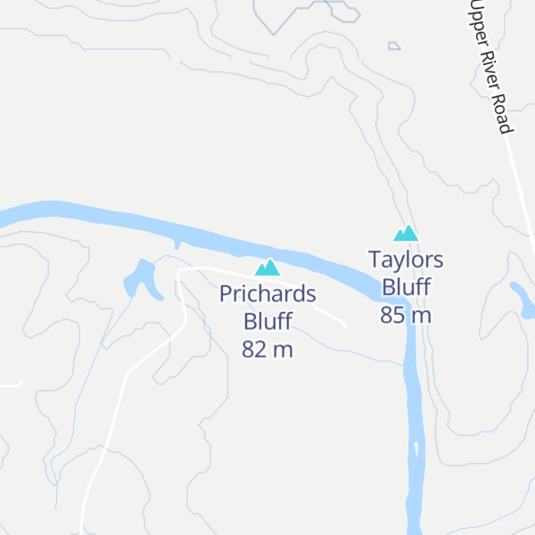 Map of Prichards Bluff