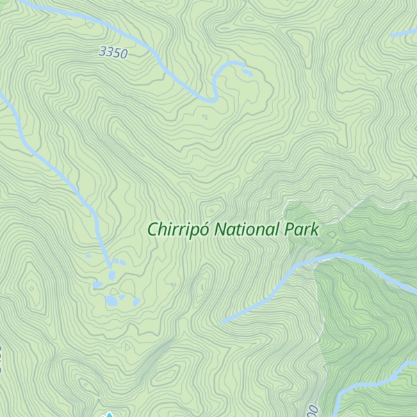 Map of Cerro Weyl