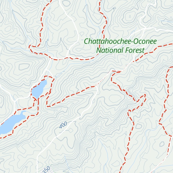 Map of Red Root Mountain