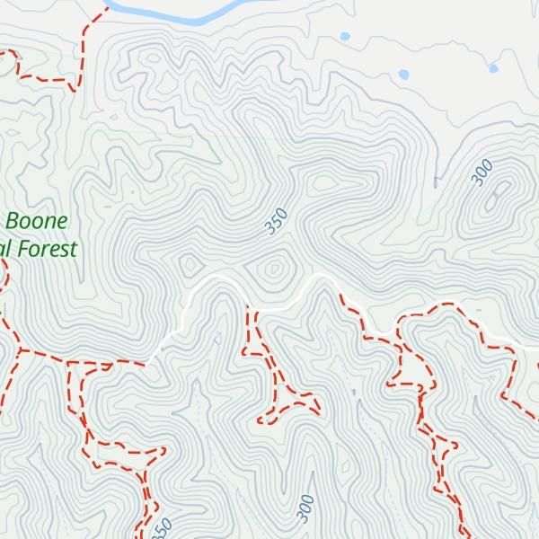Map of Limestone Knob