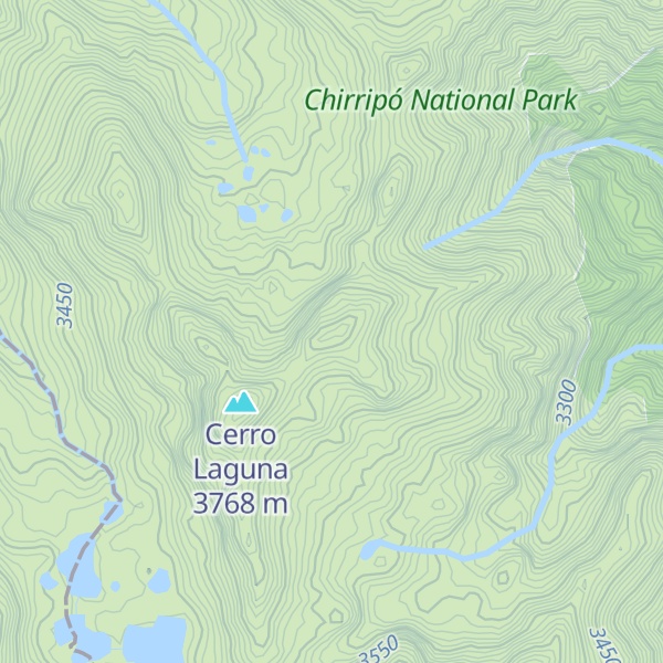 Map of Cerro Segundo