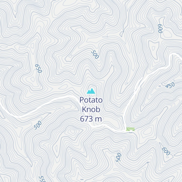 Map of Potato Knob
