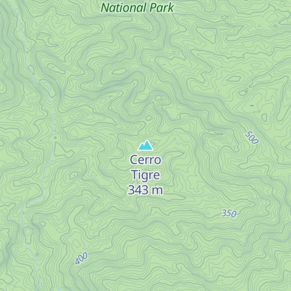 Map of Cerro Tigre
