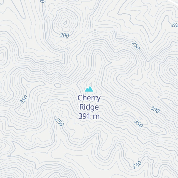 Map of Cherry Ridge