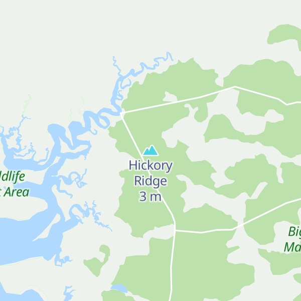 Map of Hickory Ridge