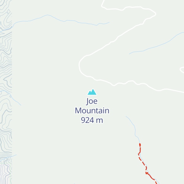Map of Joe Mountain
