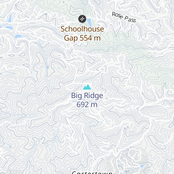 Map of Big Ridge