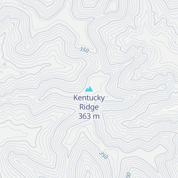 Map of Kentucky Ridge