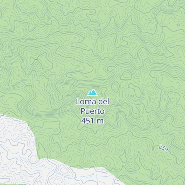 Map of Loma del Puerto