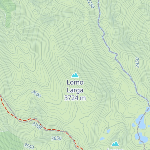 Map of Lomo Larga
