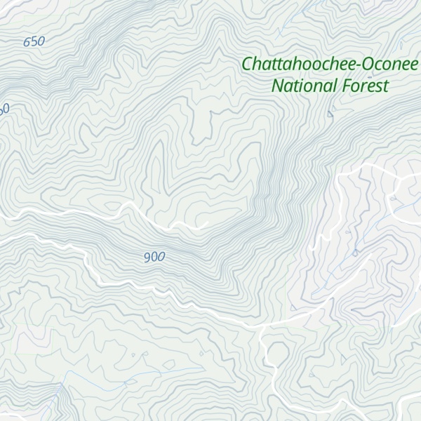 Map of Glassy Mountain