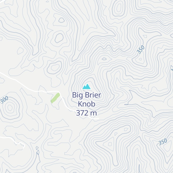 Map of Big Brier Knob