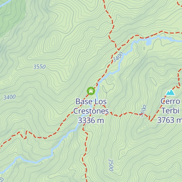 Map of Base Los Crestones