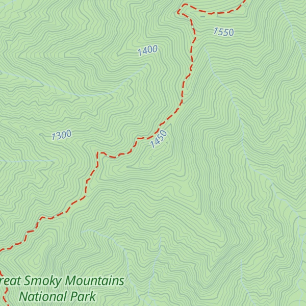 Map of Buckhorn Bald
