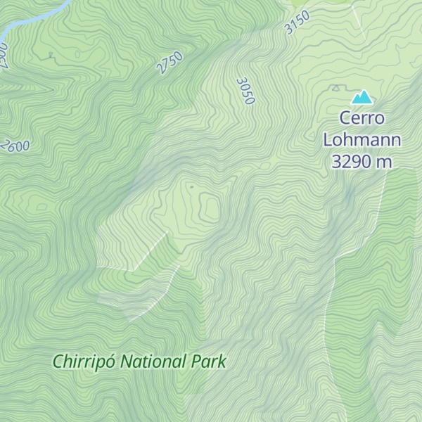 Map of Cerro Palmital