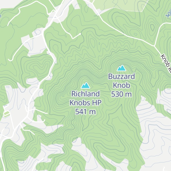 Map of Richland Knobs HP