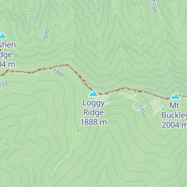 Map of Loggy Ridge