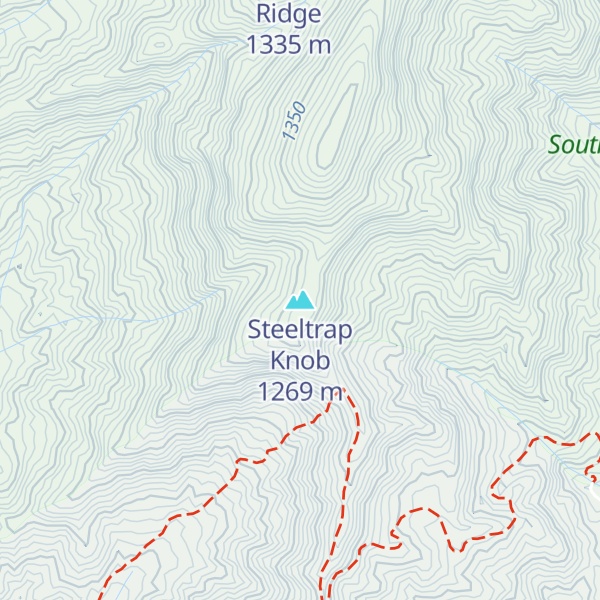 Map of Steeltrap Knob