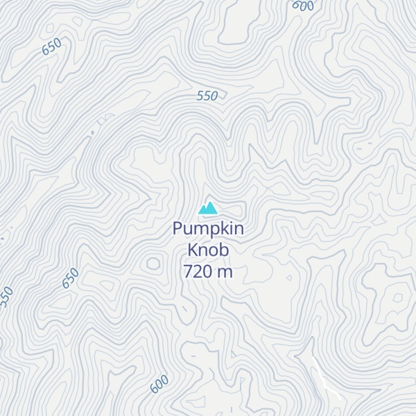 Map of Pumpkin Knob