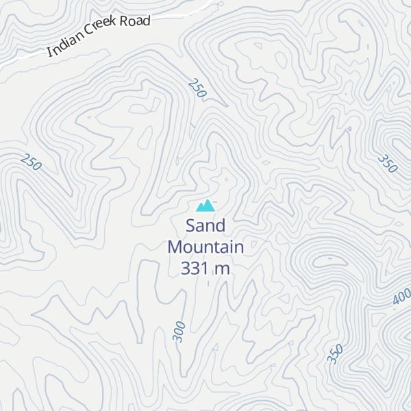 Map of Sand Mountain