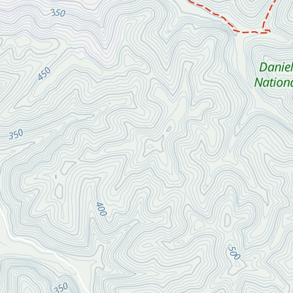 Map of Negro Knob