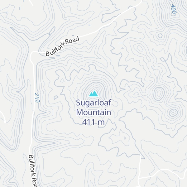 Map of Sugarloaf Mountain