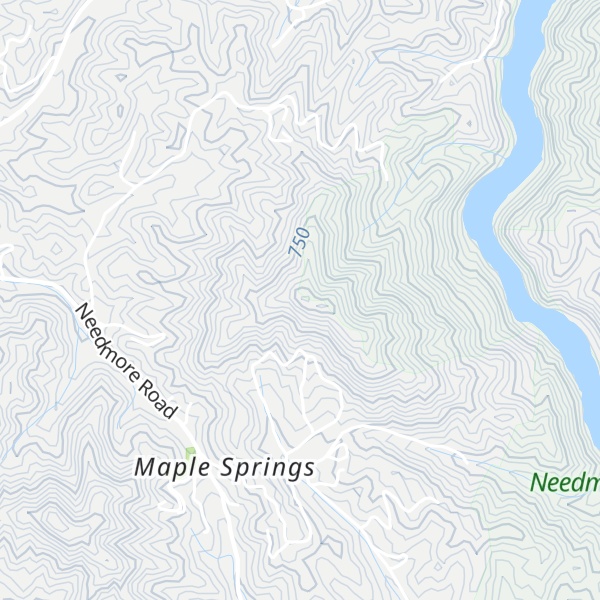 Map of White Top