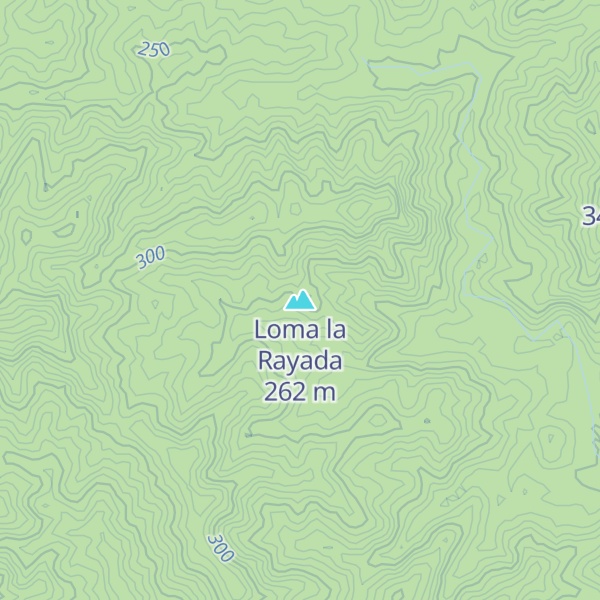 Map of Loma la Rayada