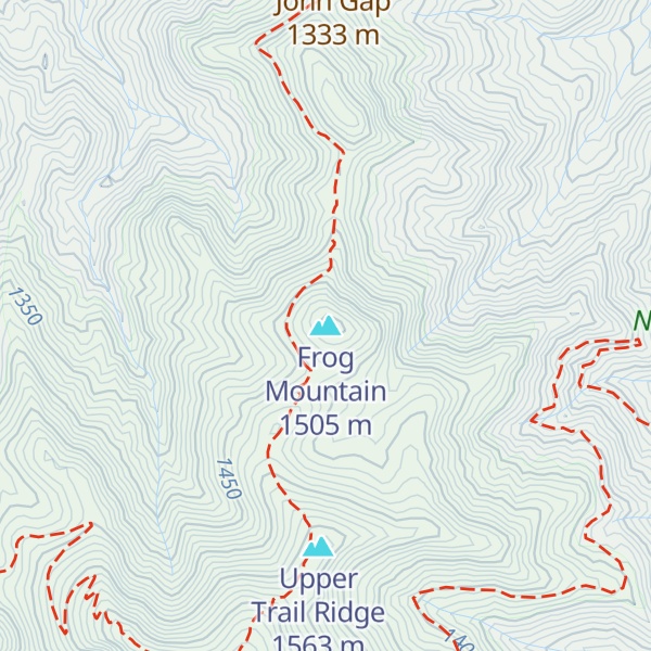 Map of Frog Mountain