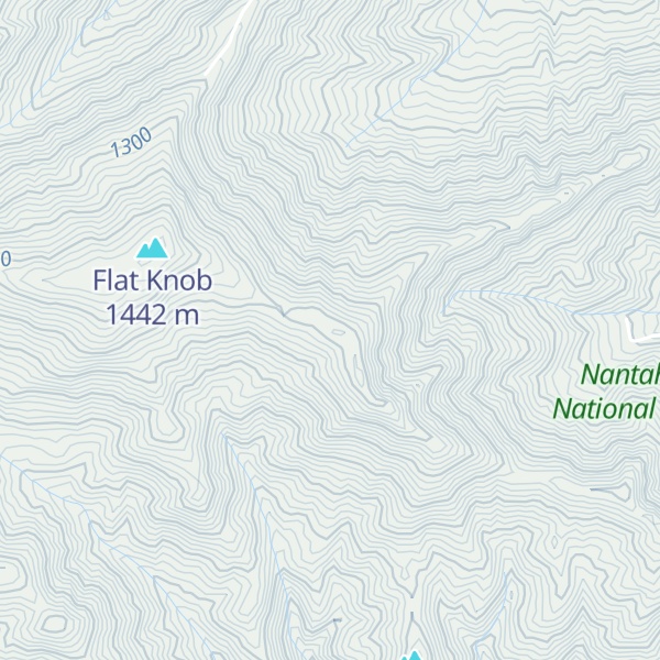 Map of Rattlesnake Knob
