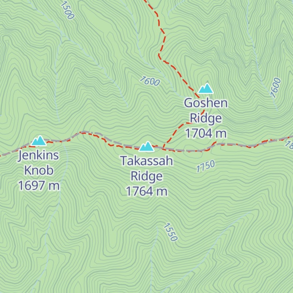Map of Takassah Ridge