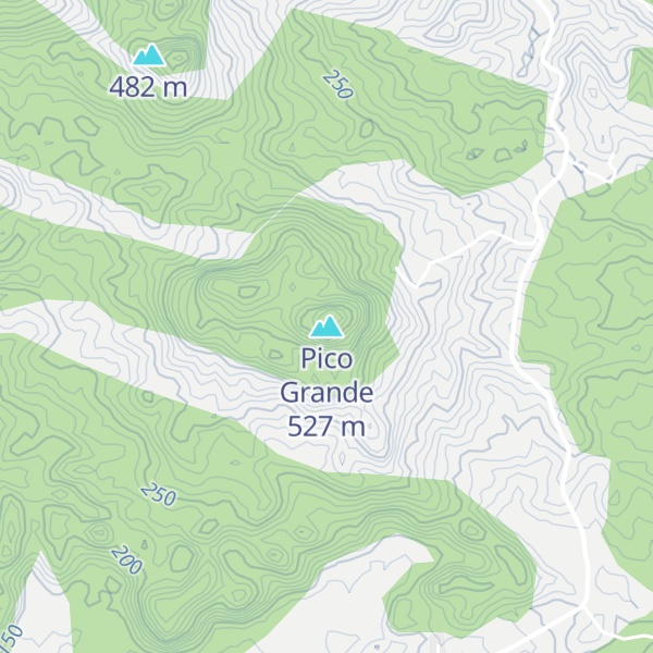 Map of Pico Grande