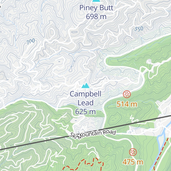 Map of Campbell Lead