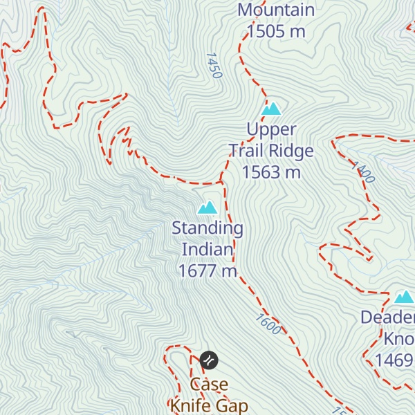 Map of Standing Indian