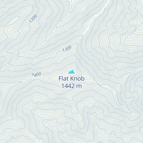 Map of Flat Knob