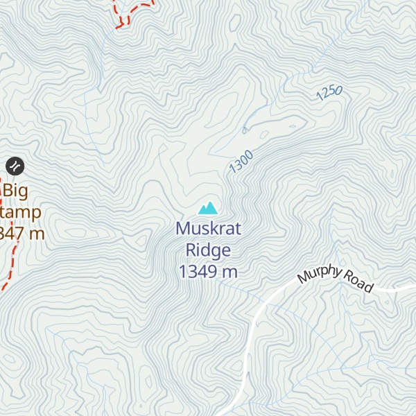 Map of Muskrat Ridge