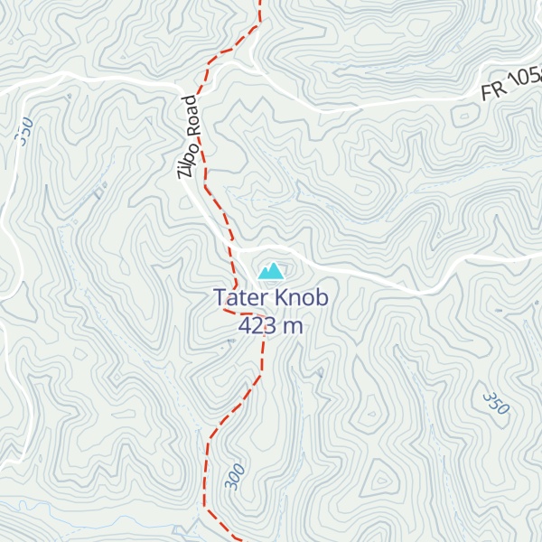 Map of Tater Knob
